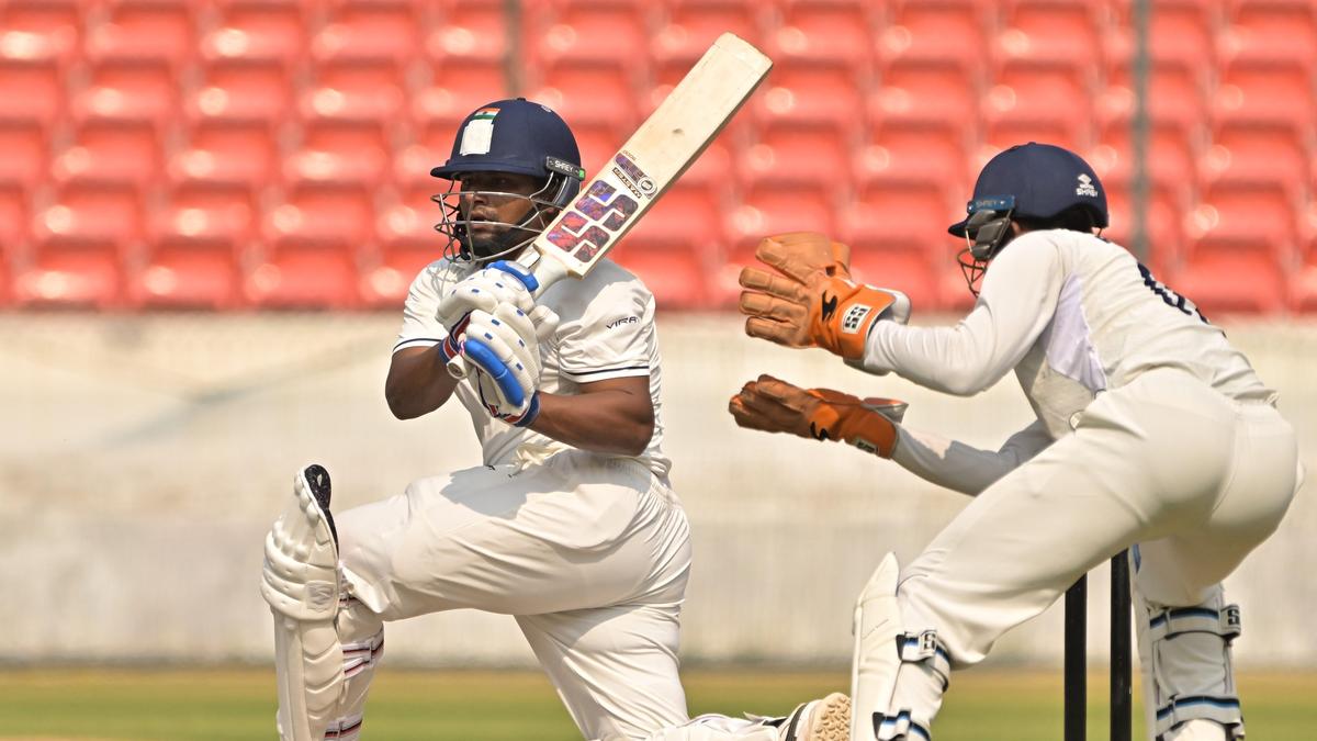 Sarfaraz Khan hits double hundred off 206 balls in Ranji Trophy